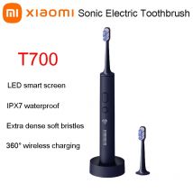 XIAOMI MIJIA T700 elektryczna soniczna szczoteczka do zębów wybielanie zębów wibracje ultradźwiękowe szczoteczka do czyszczenia jamy ustnej inteligentna aplikacja wyświetlacz LED