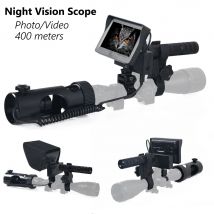 Megaorei 2 Hunting Riflescope Night Vision Scope IR Optics Sight Video Camera Infrared Laser LED 400 meters Night Vision Camera