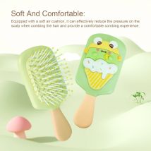 Mini tragbare Kamm niedlichen Muster Kopfhaut Massage Kämme anti statische nasse trockene lockige Detang ler Haar bürste Reise kamm Haars tyling Werkzeuge