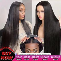 Gabrielle brasiliano pronto per andare parrucca senza colla osso dritto 6x4 5x5 chiusura in pizzo parrucca senza colla capelli umani pronti da indossare parrucca pretagliata