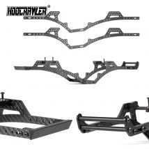 LCG Rock Crawler Builders Chassis Kit 1/10 Kohlefaser für Axial AR44 SCX10 II Capra Vanquish F10 Achse