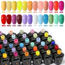 NAILCO 15ml Nail Gel Polish Vernis Semi Permanent UV Varnish Nail Art Polish Gel Manicure Matte Top Base Coat Hybrid Colors Nail