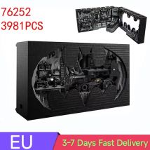 3981 pezzi Batcaves Shadow Box Building Blocks Modello di assemblaggio Giocattolo di mattoni Adulti Compleanno Regalo di Natale Compatibile con il set 76252