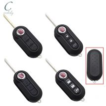 Cocolockey Chiave Intelligente per Chiave Dell'automobile Borsette Caso Fob per FIAT 500 Panda Punto Bravo Ducato Stilo Chiave A Distanza Auto 3 Pulsante SIP22 Lama