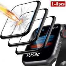 Ochraniacz ekranu do Apple Watch Series 7 8 45mm 41mm Akcesoria Miękkie szkło 9D HD Pełna folia iWatch 6 5 3 SE 44mm 40mm 42mm 38mm