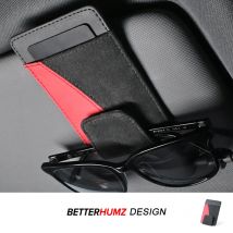 Für Audi A3 8p 8v 8y A4 b8 b9 b6 b7 A6 c7 c6 Q3 Q5 A5 A1 Q7 TT A7 Hergestellt aus Alcantara Multifunktionale Auto Brillen Halter Karte Clip