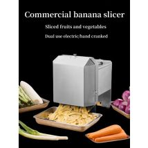 Commercial Electric Slicer Stainless Steel Garlic Slicer Lemon Fruit Slicing Tool