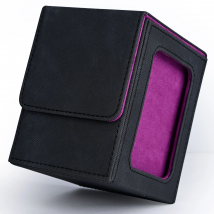 Scatola per mazzi di carte con vetrina, scatola per carte collezionabili, può contenere più di 120 carte a manica singola, adatta per carte TCG