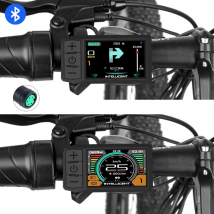 36v 48v 52v lcd 600c display uart protokoll bluetooth funktions anzeige für bafang bbs0102 bbshd mittel antriebs motor