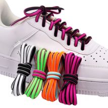 Ovaler Typ, 6 mm dick, zweifarbig, Schnürsenkel, Gürtel, Taille, Hose, Anpassung, elastisches Band für Freizeitschuhe, Jogginghose, Schuhzubehör
