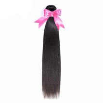 Brazilian Straight Hair Weaves bundles raw hair 100% Human Hair Bundles Straight Hair Extension Natural Color 1Bundle ISEE hair