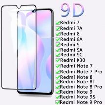 2PCS protezione a copertura totale per Redmi Note 7 7 Pro 8 Pro 8T 9 9S Pro protezione dello schermo per Xiaomi Redmi 7 7A 8 8A 9 9A 9C K30