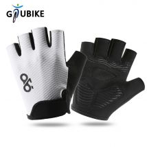 GTUBIKE Sommer-Fahrradhandschuhe, halber Finger, Unisex, hochelastisch, atmungsaktiv, dämpfend, verschleißfest, MTB, Rennrad, Zubehör