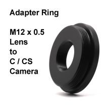 M12-c m12-cs Schraub adapter Ring Metall für m12x1, 5 (s-Mount) Objektiv und c/cs CCTV-Industrie kamera