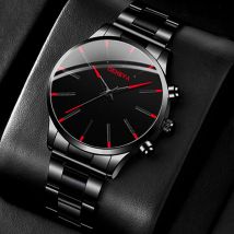 Fashionable and casual men's watch, business-style simple quartz wristwatch, Christmas, Thanksgiving, Valentine's Day gifts