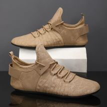 MAEDEF Herrenschuhe, lässige flache Schuhe für Herren, leicht, bequem, dünner Boden, Schnürschuh für Herren, zum Fahren, Wanderschuhe, Herrenschuhe