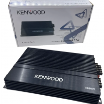 Kenwood KW-45.1 Reference Series Car Audio Amplifier 4-Channel 3000W Max Power High Performance Car Amplifier for Sound System