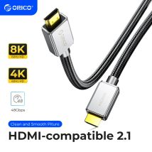 ORICO ORICO 8K@60Hz HDMI-kompatibles 2.1-Kabel 48 Gbit/s vergoldete Anschlüsse für Gaming PS5/Xbox/PC 4K 120 Hz eARC Dolby Atmos