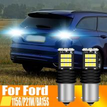 2 stücke P21W LED Rückfahrlicht Back Up Lampe 1156 7506 BA15S Hinten Nebel Birne Für Ford Mondeo Mk4 fokus 2 S C MAX RANGER KA PUMA FUSION