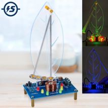 Lötübungsset Elektromagnetische Schaukel Löten Projekt Kit Lassen Sie Form Pendelnadel mit LED-Licht Elektronik-Kit hinterlassen