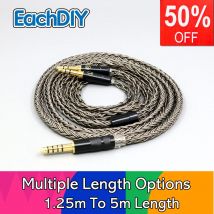 Cavo auricolare grigio 16 core per Hifiman Sundara Ananda HE1000se he1000v2 HE6se DEVA he400se Arya He-35x XS LN 008012