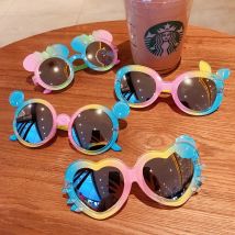 Children Star Cartoon  Round Colors Sunglasses Baby Girl Boy UV400 Goggles Outdoor Kids Summer Beach Holiday Eyewear