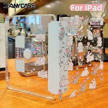 Für iPad Air 11 2024 Transparente Hülle für iPad Mini 6 7 Hüllen Pro 11 Zoll M4 10,2 7 8 9th 10,9 Air 4 5 Pro 11 12,9 13 9,7 Abdeckung