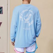 Beliebte, langärmlige, feuchtigkeitsableitende T-Shirts mit Rundhalsausschnitt für Herren, atmungsaktive Oberteile für Fitness, Outdoor-Aktivitäten, Freizeitkleidung