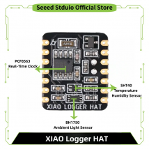 XIAO Logger HAT – Ein kleines Temperatur-, Luftfeuchtigkeits- und Lichtzusatzmodul für XIAO mit RTC- und Batteriespannungsüberwachung