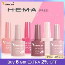 Venalisa VIP4 7.5ml Gel Nail Polish Hema Free Full Coverage Beautiful Semi Permanent Soak Off UV LED Gel Nail Polish Gel Lacquer
