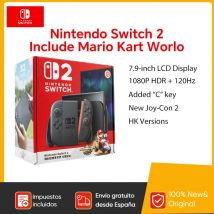 Światowa premiera Nintendo Switch 2 Ekran 7,9 cala Uchwyt Joy-Con Ulepszone audio Regulowana konsola Zawiera Mario Kart World