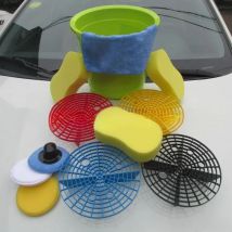 Schermo filtrante per negozio di lavaggio auto Secchio per lavaggio veicoli Rete filtrante per sabbia e pietra Prodotti per la pulizia di strumenti di bellezza automobilistici