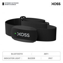 XOSS X2 Cardiofrequenzimetro con fascia toracica per ciclismo, corsa, escursionismo, sensore intelligente per bicicletta Bluetooth ANT+ Wireless Health Fitness