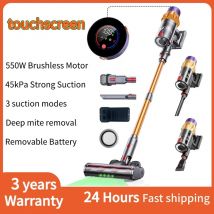 IDEACH V18 bezprzewodowy odkurzacz ręczny 550W 45kPa ssania ekran dotykowy wymienny akumulator lekki do podłogi samochodu sierść zwierząt