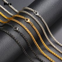 BTEN Never Fade Edelstahl Herren Halskette Kette Hochwertige Gliederkette Halsketten Großhandel