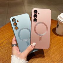 Lente opaca Proteggi Custodia Per Magsafe Samsung Galaxy S24 S23 S22 S21 A05 A06 A16 A26 A36 A56 A15 A25 A35 A55 A14 A24 A34 A54 Copertura