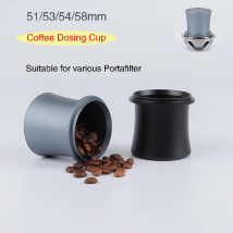 Kaffee-Dosierbecher für Espressomaschine, 58/53/54/51 mm, verschleißfeste Aluminiumlegierung, Kaffeemühle, Pulverbecher, Café, Barista-Werkzeug