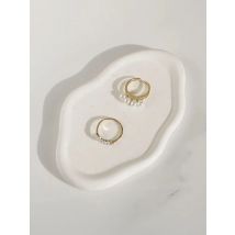 Ceramic Jewelry Dish for Women, Jewelry Tray Trinket Dish, Cloud Tray , Watch Keys Tray Ring Dish Holder for Christmas Gift