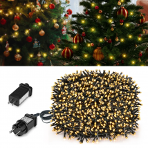 Guirnalda de luces LED impermeables de 24V, 10M-100M, decoración de ambiente para vacaciones al aire libre, luces de hadas para patio, fiesta de Navidad, boda