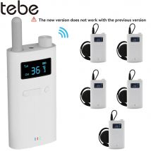Tebe 2.4G Wireless Tour Guide System with Microphone Portable Audio Transmitter Receiver for Church Excursion Museum Conference