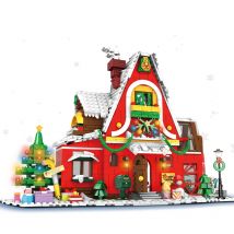 2023 Città Creatività Villaggio invernale Casa di Natale Arte di Natale Modello di casa Building Blocks Mattoni Giocattoli per bambini Regalo di Natale