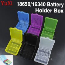 5 Stücke Batterie Kunststoff Schutz Fall Abdeckung Halter 18650 16340 14500 Batterien Aufbewahrungsbox Container Organizer PVC Hard Case
