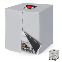 1 Stück 210D Outdoor-Reißverschluss IBC-Tasche 275 Gallonen 1000L Outdoor-Wassertank 100 % Polyester Allzweckabdeckungen