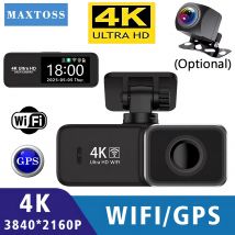 UlHD 4K 3840*2160P Dash Cam Auto Kamera Dual Objektiv Dvr 24H Parkplatz Überwachung Nachtsicht unterstützt WiFi GPS Video Drive Recorder