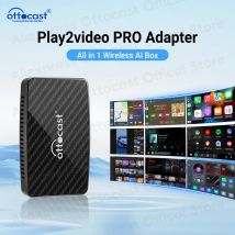 OTTOCAST Play2Video Pro Wireless Android Auto CarPlay Adapter Neues Autozubehör TV-Box für Youtuber für NetFlix für Kia Audi