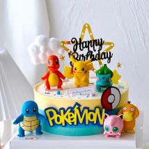 13 Pz/set Pokemon Cake Topper Pikachu Anime Figura Festa Buon Compleanno Pokemon Decorazione Della Torta Forniture Ragazzo Ornamenti Regalo Dei Capretti