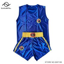 Boxuniform Männer Frauen Kinder Muay Thai Boxshorts Sanda Wushu Kampfsport MMA Trainingskleidung Kickboxen Shorts und Weste