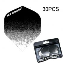 Fox Smiling 30PCS Dart Flights PET Professionelles Dartzubehör Dardos Federblätter Dartscheibenspiele