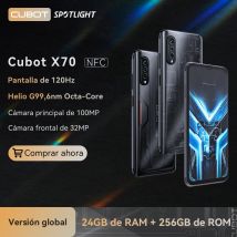 Cubot X70, Smartphone Android 13, Helio G99, Octa-core, 120 Hz, pantalla FHD+ de 6,583", cámara de 100 MP, 24 GB de RAM (12 GB + 12 GB extendidos), 256 GB de ROM, NFC, moviles baratos y buenos nuevos
