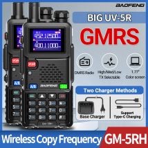2pcs baofeng GM-5RH gmrs walkie talkie wirless kopie frequenz noaa typ-c aufgerüstet UV-5R transceiver ham zwei weg radio UV-5RH